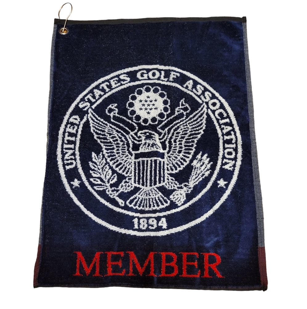 USGA Member Golf Towel United States Golf Association Eagle 1894